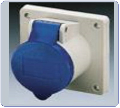 panel mounted receptacles 16A to 125A